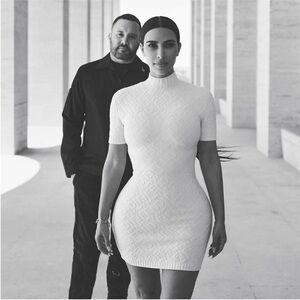 Kim Kardashian SkimsXFendi dress